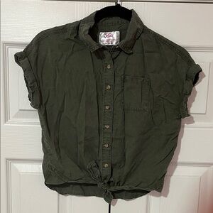 Justice Olive Green Kids Polo Shirt